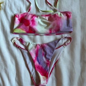 Tie dye bikini set
